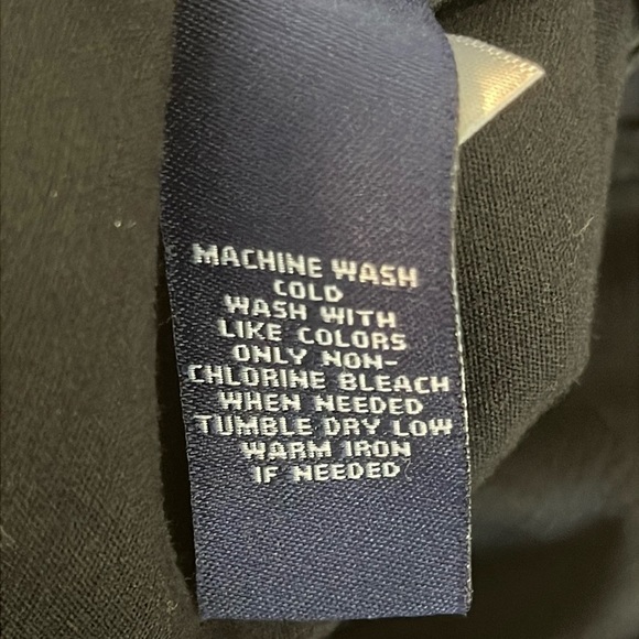 Chaps Black Pants Chino Capri Size 4 - Picture 4 of 4